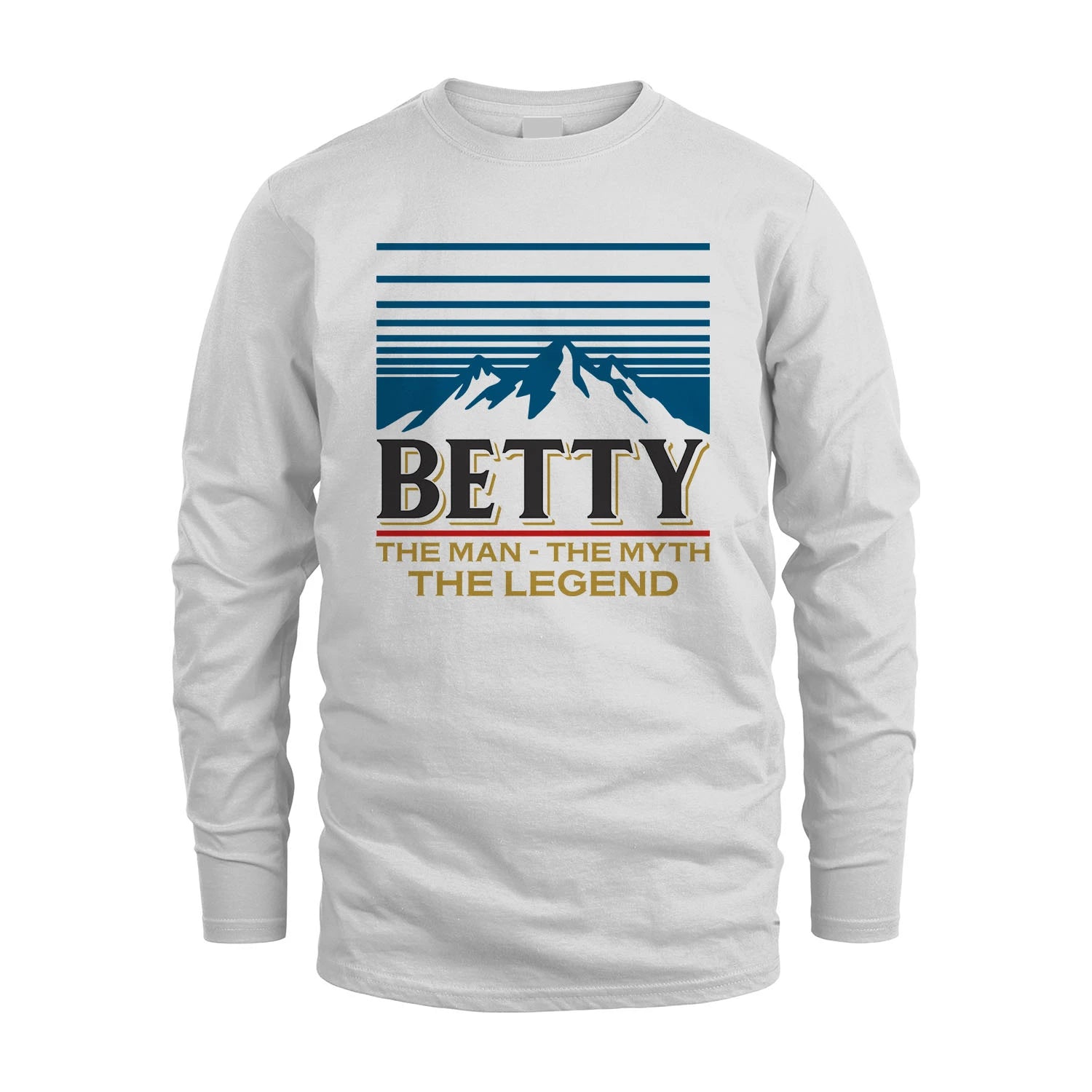 The Man The Myth The Legend Vintage Mountain Shirt BETTY M1-19