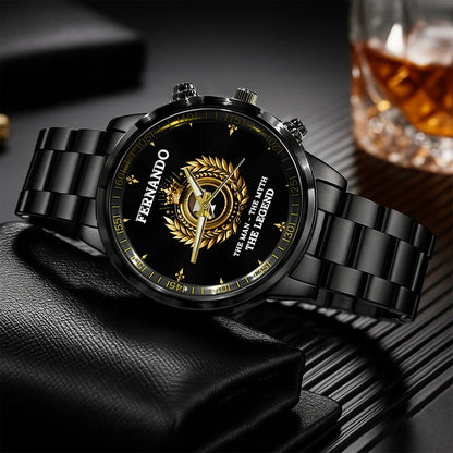 The Man The Myth The Legend Olive Crown Watch FERNANDO M1-W5