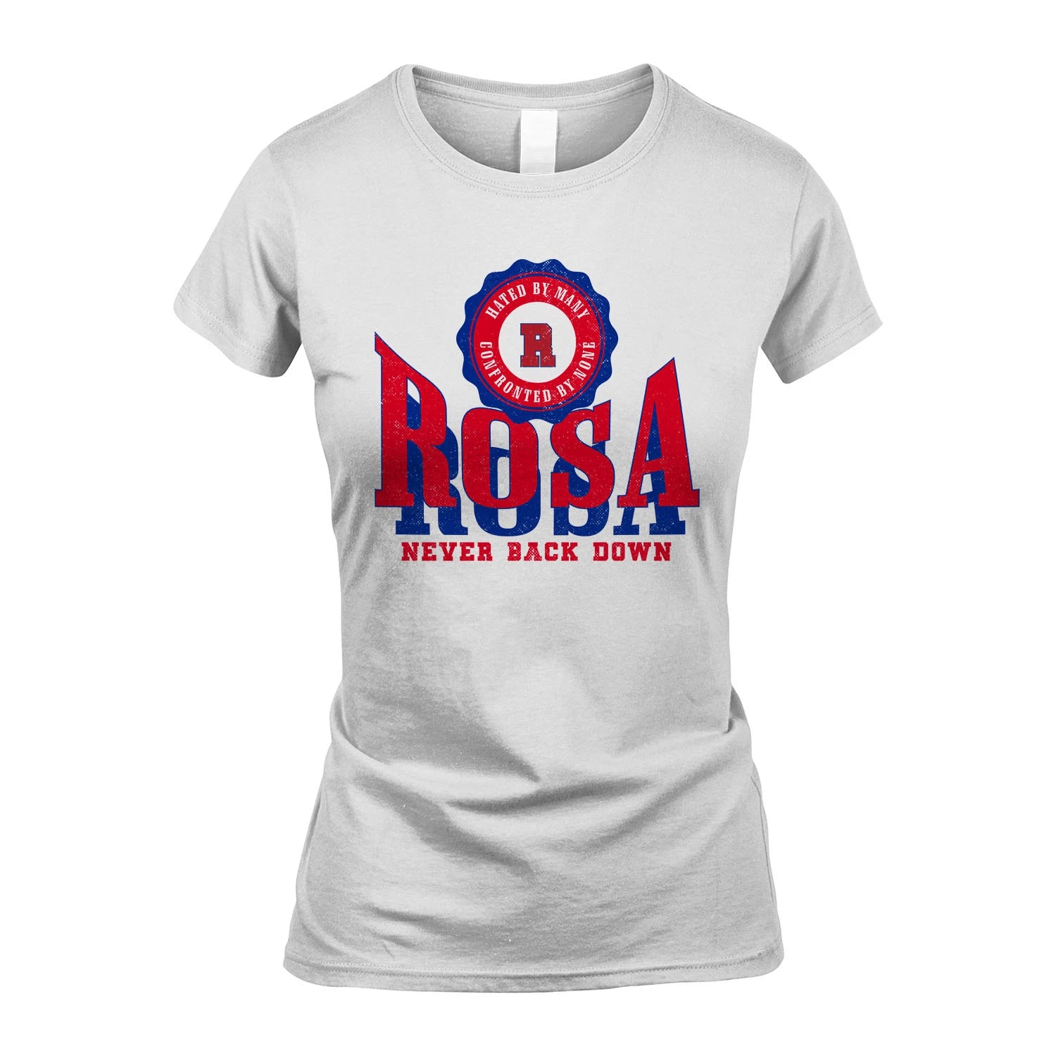 Your Name Never Back Down Shirt ROSA M1-33