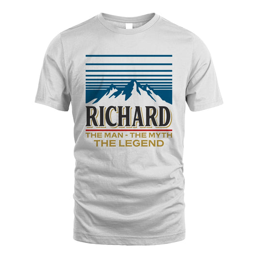 The Man The Myth The Legend Vintage Mountain Shirt RICHARD M1-19