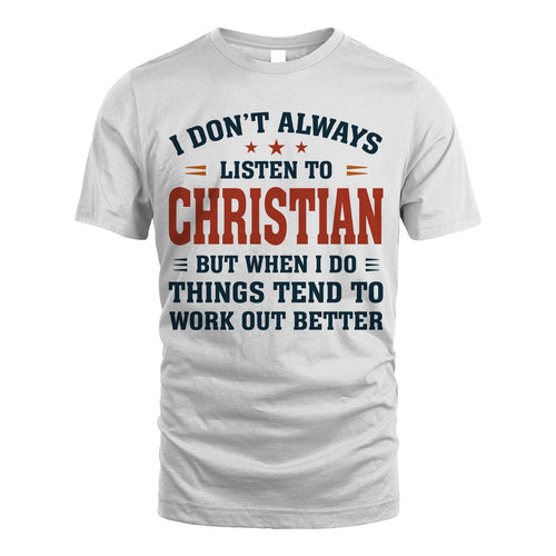I Don't Always Listen To... CHRISTIAN M1-2