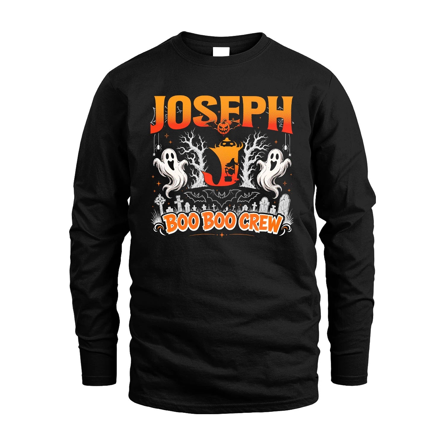 Boo Boo Crew Halloween Custom Name Shirt JOSEPH M1-28