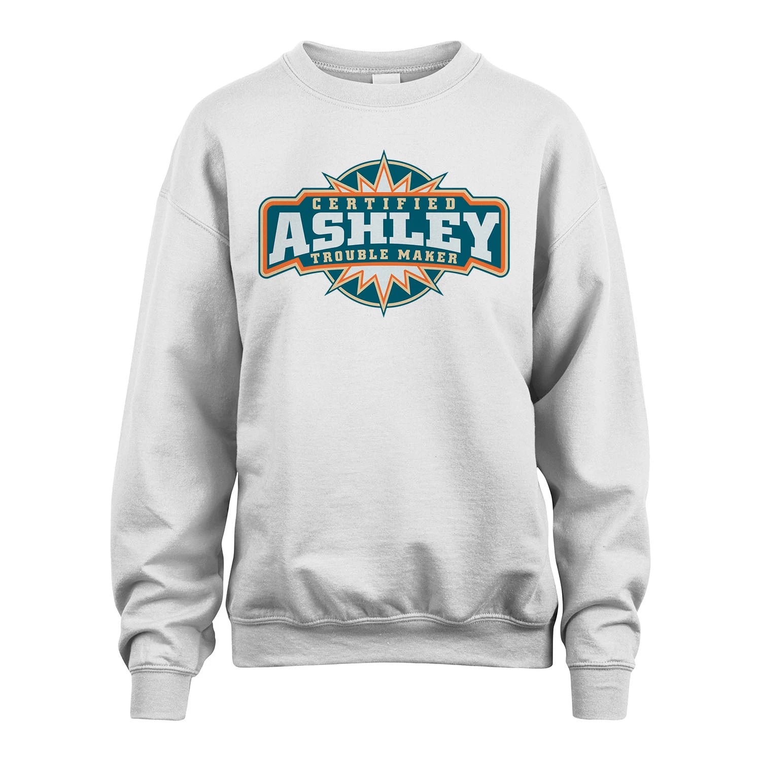 Certified Your Name Trouble Maker Shirt ASHLEY M1-36