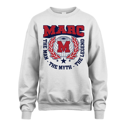 The Man The Myth The Legend Logo Shirt MARC M1-30