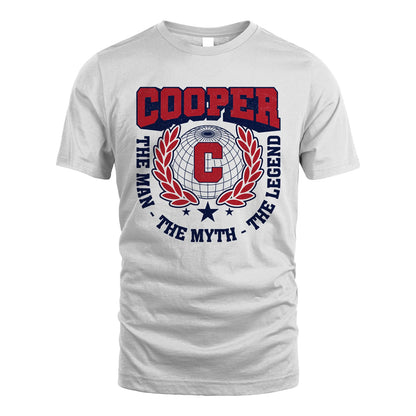 The Man The Myth The Legend Logo Shirt COOPER M1-30
