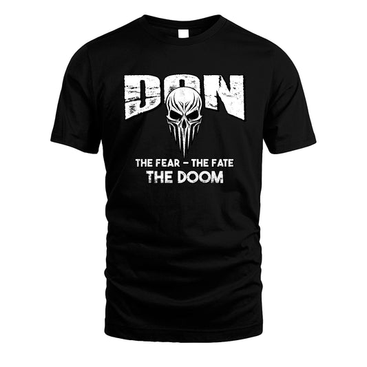 The Fear The Fate The Doom Skull Shirt DON M1-39