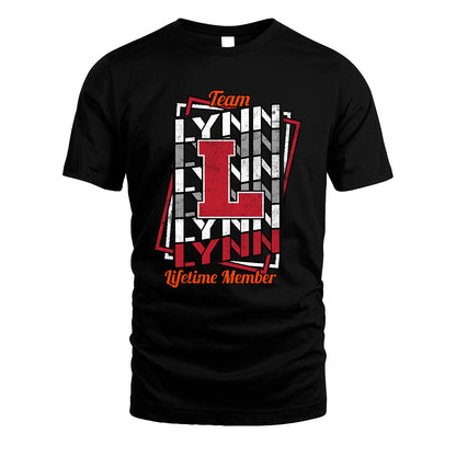 Team Your Name Lifetime Member Sporty Shirt LYNN M1-25