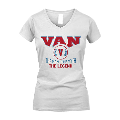 The Man The Myth The Legend Jet Style Shirt VAN M1-9