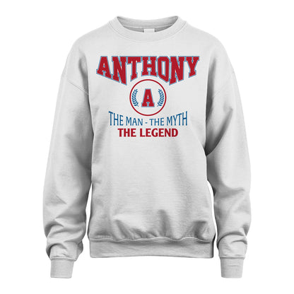 The Man The Myth The Legend Jet Style Shirt ANTHONY M1-9