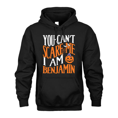 You Can't Scare Me I Am Funny Halloween Shirt BENJAMIN M1-45