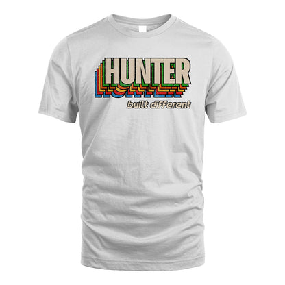 Your Name Built Different Retro Shirt HUNTER M1-26