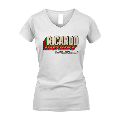 Your Name Built Different Retro Shirt RICARDO M1-26
