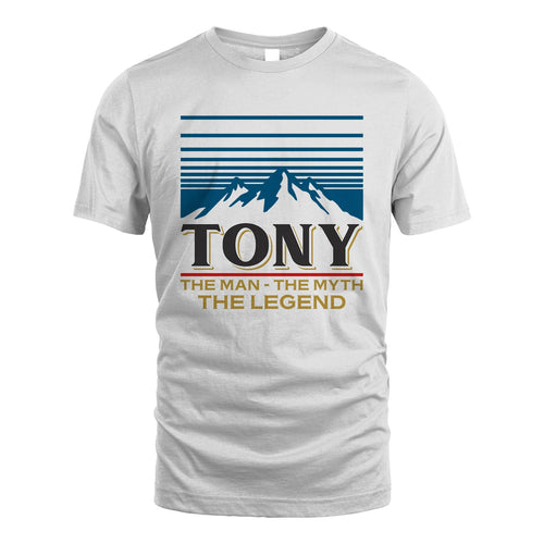 The Man The Myth The Legend Vintage Mountain Shirt TONY M1-19