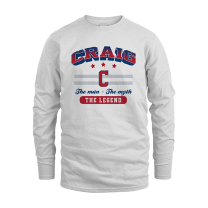 The Man The Myth The Legend With Your Name Shirt CRAIG M1-35