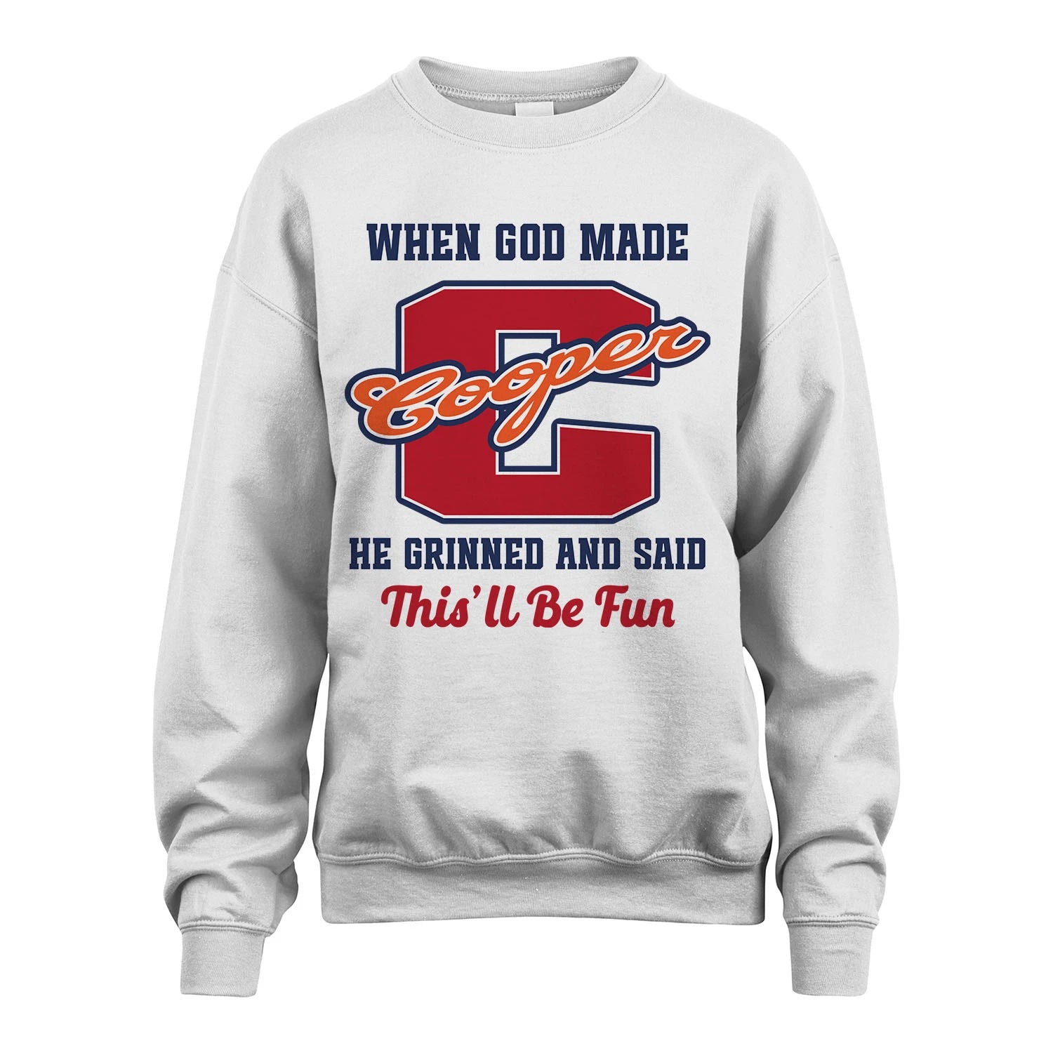 God Made Your Name Custom Shirt COOPER M1-16