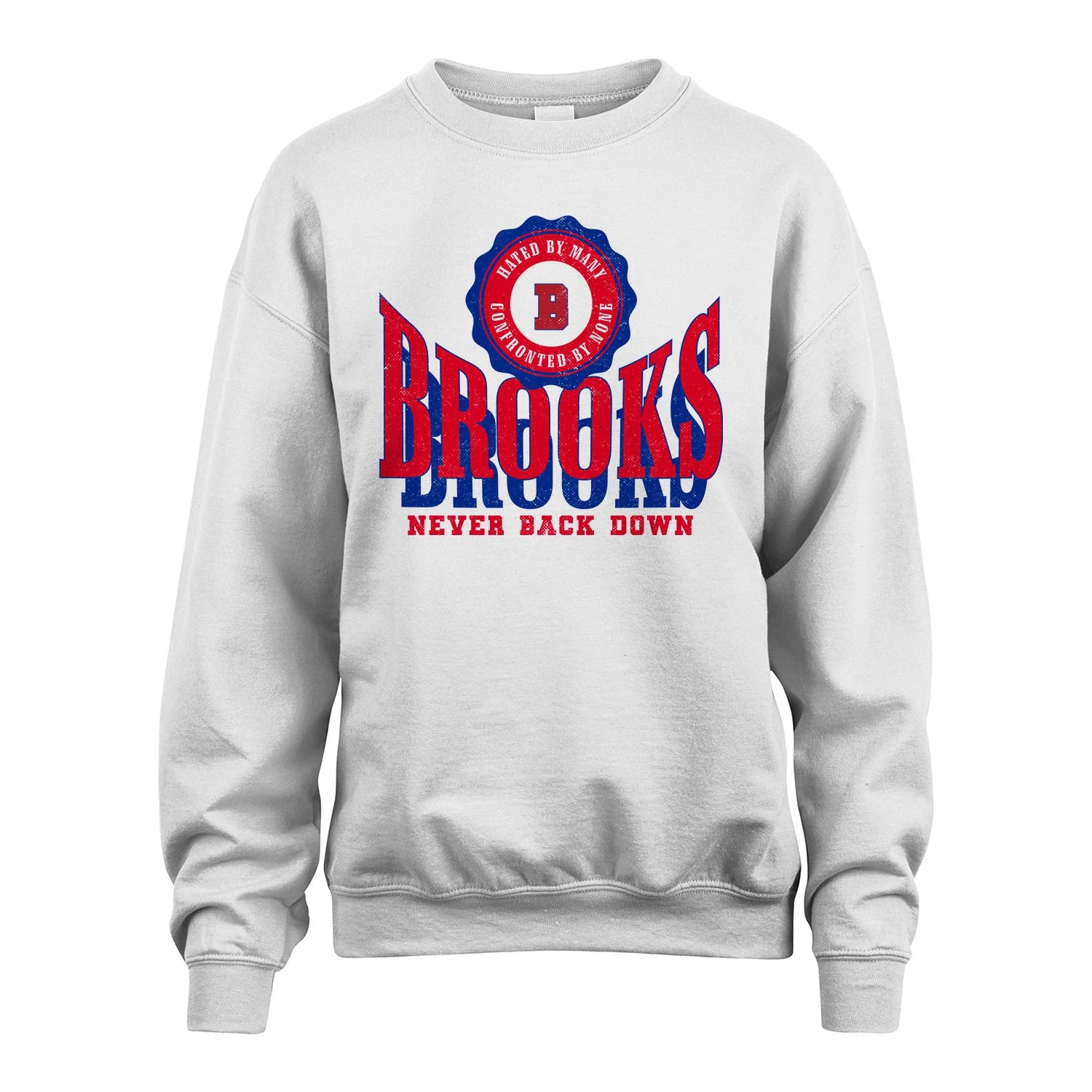 Your Name Never Back Down Shirt BROOKS M1-33