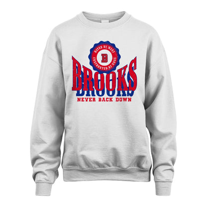 Your Name Never Back Down Shirt BROOKS M1-33