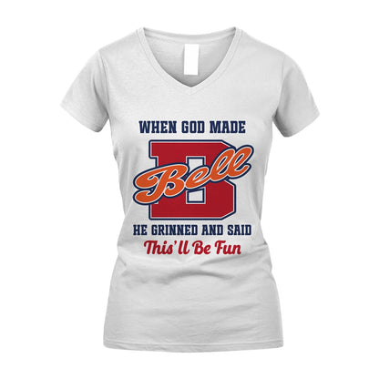 God Made Your Name Custom Shirt BELL M1-16