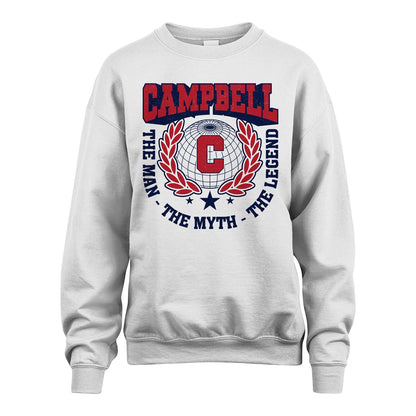 The Man The Myth The Legend Logo Shirt CAMPBELL M1-30