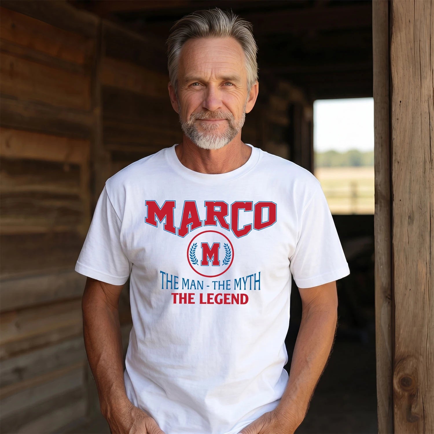 The Man The Myth The Legend Jet Style Shirt MARCO M1-9