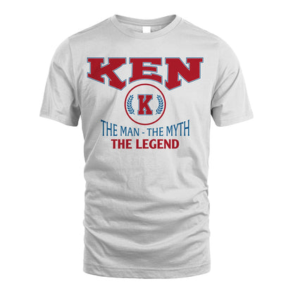 The Man The Myth The Legend Jet Style Shirt KEN M1-9