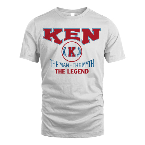 The Man The Myth The Legend Jet Style Shirt KEN M1-9