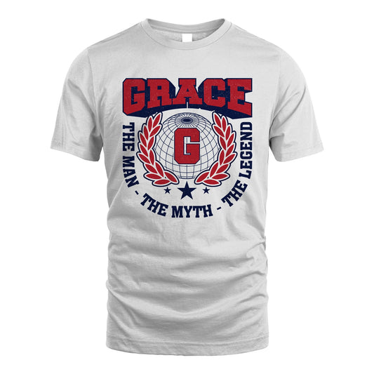 The Man The Myth The Legend Logo Shirt GRACE M1-30