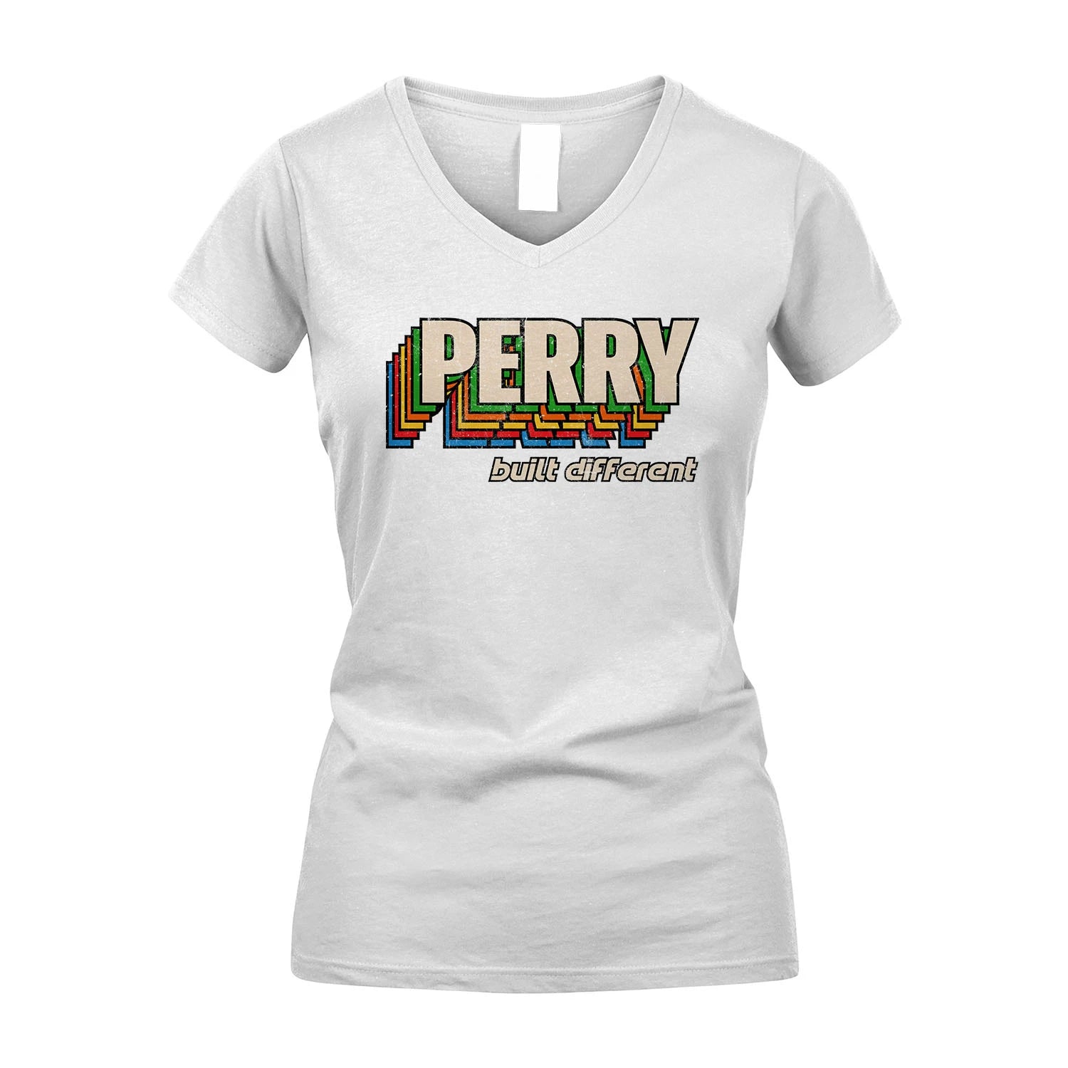 Your Name Built Different Retro Shirt PERRY M1-26
