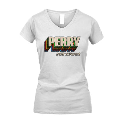 Your Name Built Different Retro Shirt PERRY M1-26