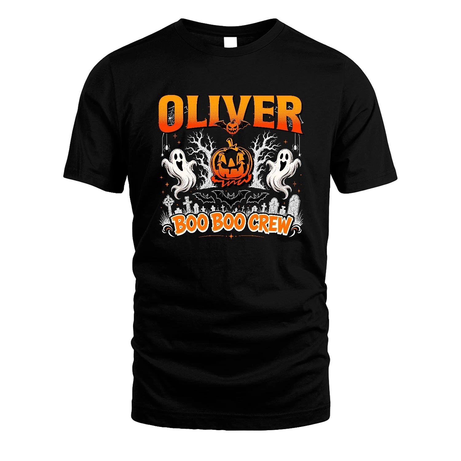 Boo Boo Crew Halloween Custom Name Shirt OLIVER M1-28
