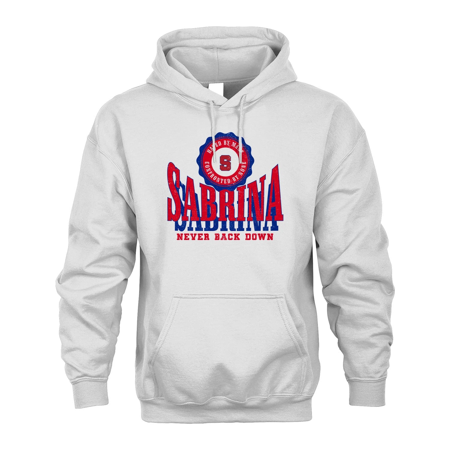 Your Name Never Back Down Shirt SABRINA M1-33