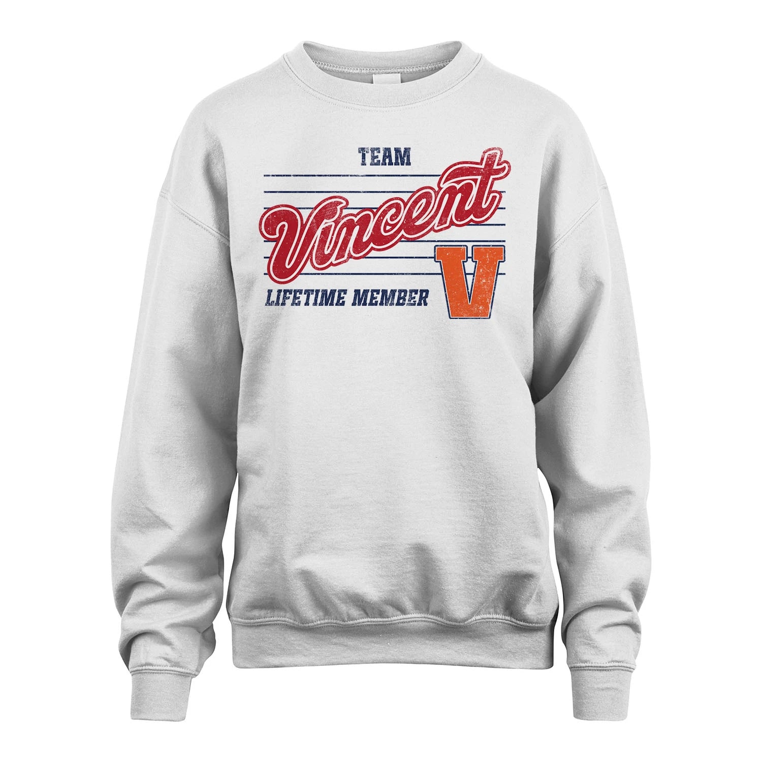 Team Your Name Lifetime Member Vintage Shirt VINCENT M1-24