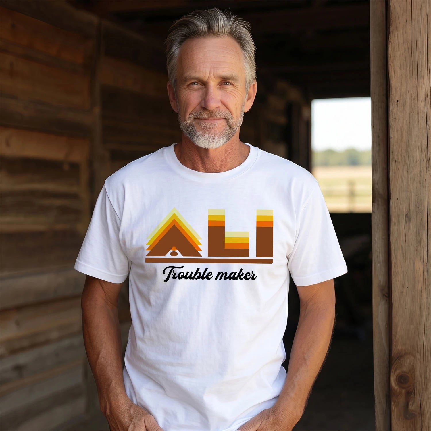 Your Name Trouble Maker Funny Shirt ALI M1-34