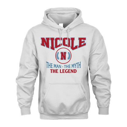 The Man The Myth The Legend Jet Style Shirt NICOLE M1-9