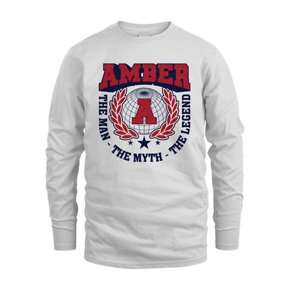 The Man The Myth The Legend Logo Shirt AMBER M1-30