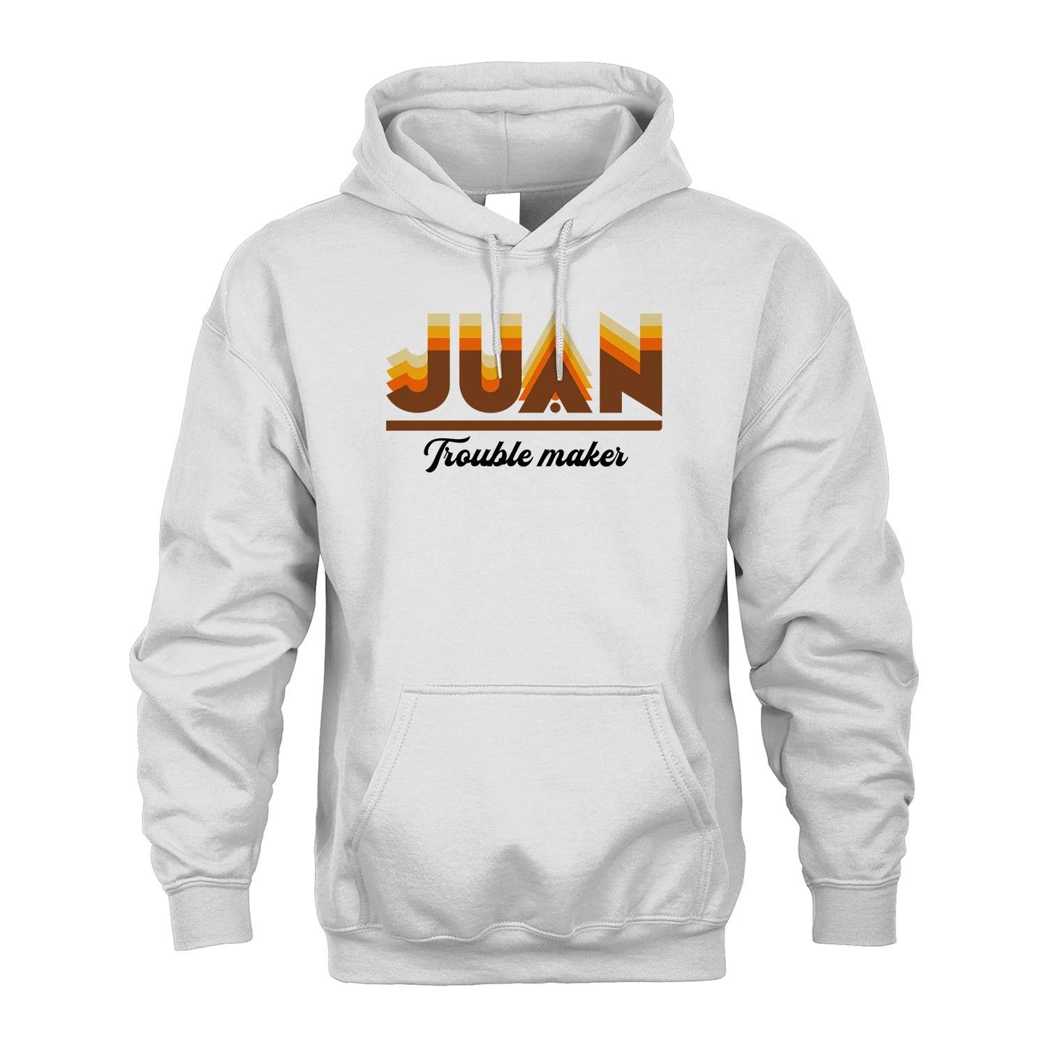 Your Name Trouble Maker Funny Shirt JUAN M1-34
