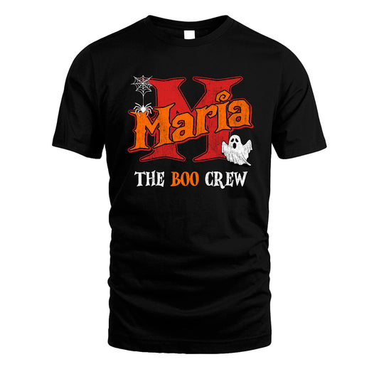 The Boo Crew Halloween Custom Name Shirt MARIA M1-22