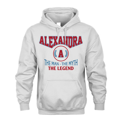 The Man The Myth The Legend Jet Style Shirt ALEXANDRA M1-9