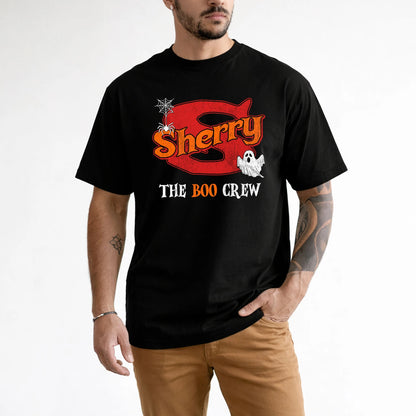 The Boo Crew Halloween Custom Name Shirt SHERRY M1-22