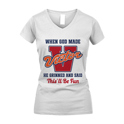 God Made Your Name Custom Shirt VICTOR M1-16
