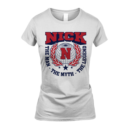 The Man The Myth The Legend Logo Shirt NICK M1-30