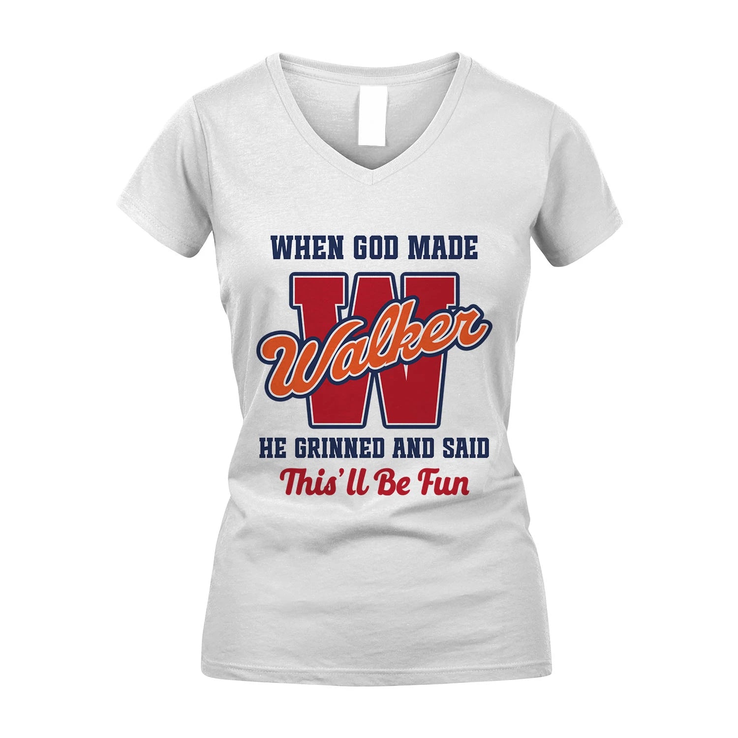 God Made Your Name Custom Shirt WALKER M1-16