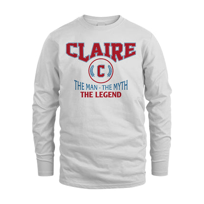 The Man The Myth The Legend Jet Style Shirt CLAIRE M1-9