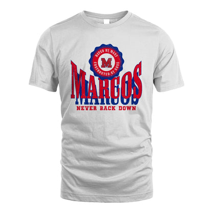 Your Name Never Back Down Shirt MARCOS M1-33