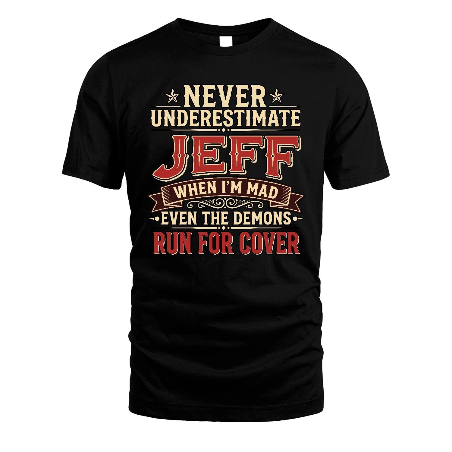 Never Underestimate When I'm Mad Shirt JEFF M1-4