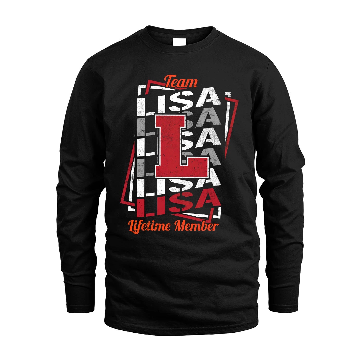 Team Your Name Lifetime Member Sporty Shirt LISA M1-25
