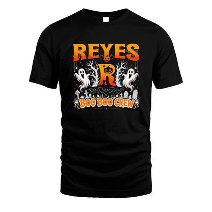 Boo Boo Crew Halloween Custom Name Shirt REYES M1-28