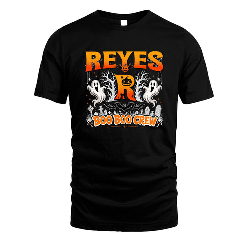 Boo Boo Crew Halloween Custom Name Shirt REYES M1-28
