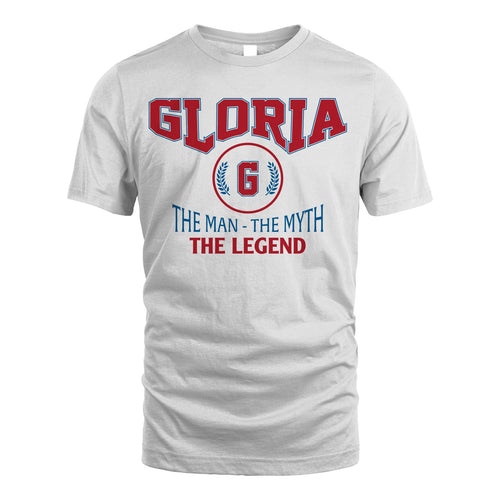 The Man The Myth The Legend Jet Style Shirt GLORIA M1-9