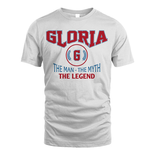 The Man The Myth The Legend Jet Style Shirt GLORIA M1-9